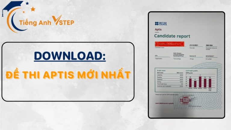 Download bộ đề thi APTIS PDF từng kỹ năng miễn phí